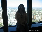 Lá no topo da Sydney Tower