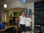 Grande surpresa! Encontrei no YHA Melbourne a alemã Cristine, fomos roommates em Sydney há alguns meses atrás.