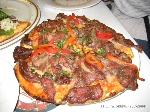 Pizza de carne de kanguru