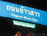Khao San Road, famosa rua de Bangkok onde tudo acontece.